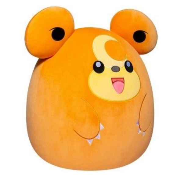 New SQUISHMALLOW Teddiursa Pokémon 10" Plush Stuffed Animal NWT - Picture 2 of 6